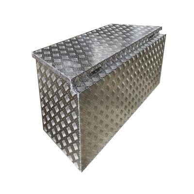 Coffre aluminium trapèze 210L Dimensions 1200/880 x 400 x 500 mm