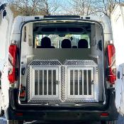 Coffre aluminium pour transport de chien 550 x 850 x 650 mm 