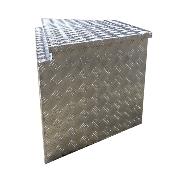 Coffre aluminium trapèze 150L Dimensions 950/520 x 520 x 475 mm